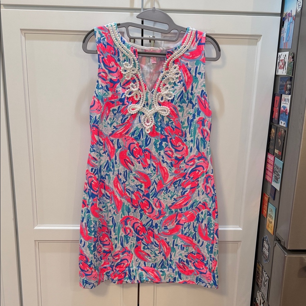 Lilly Pulitzer Pink and Blue Mini Dress